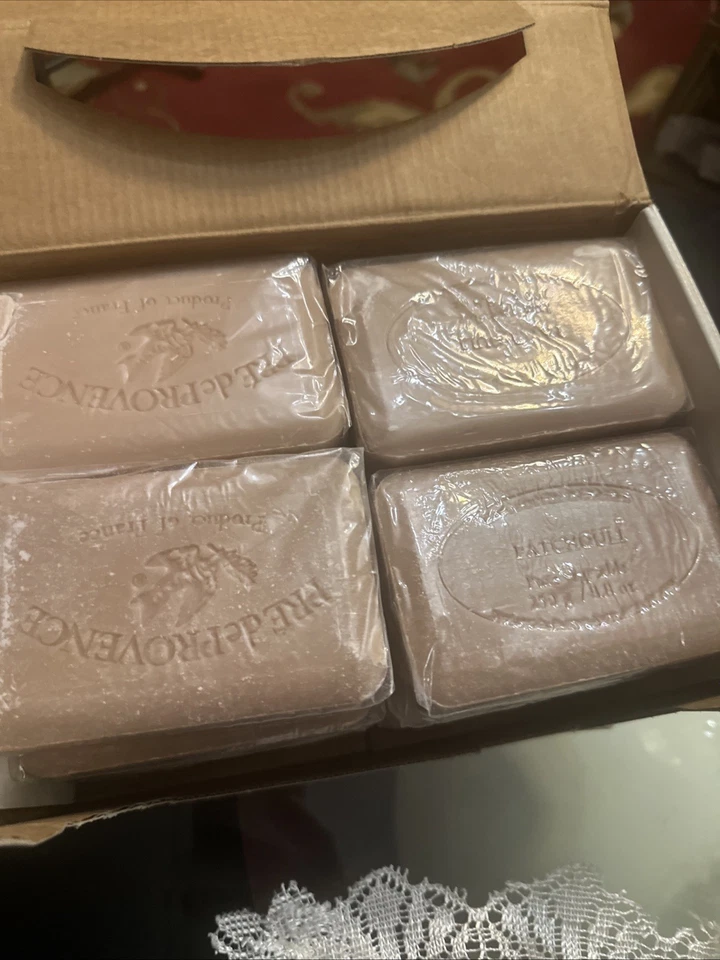 Pre de Provence PATCHOULI Case 12 x 250 Gram French Soap Bath Shower Bars Shea - Image 1 of 1