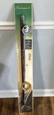 Traje de pesca con mosca Shakespeare FY-12R 3 piezas 8 pies caña de vidrio tubular carrete mosca Foto 1 de 4