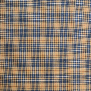 100% Cotton Fabric Quilting Cotton 38" x 35" Tartan Check Plaid VTG Deadstock - Picture 1 of 4