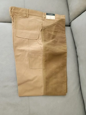 Винтажные штаны плотника Filson США из жестяной ткани стиль 776 новые из старых запасов - без кромки 40x38 *ЧИТАЙТЕ* - Изображение 1 из 4