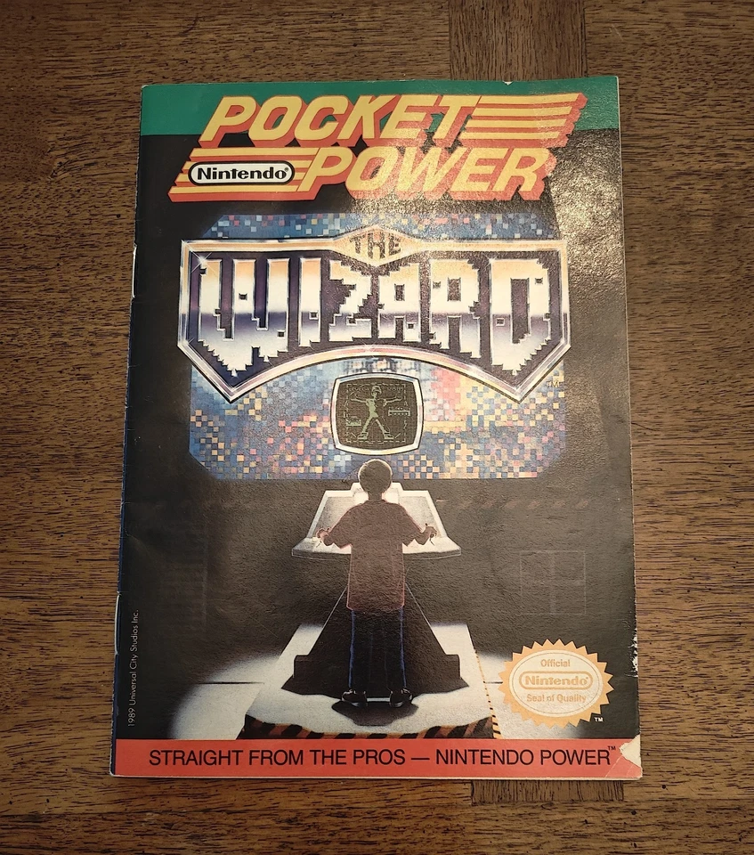 NINTENDO Pocket Power THE WIZARD Mini Magazine RARE Fred Savage 1989 Movie Promo - Image 1 of 4