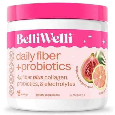  Fiber Supplement + Probiotics, Electrolytes, Collagen, Powder - Image 1 of 3