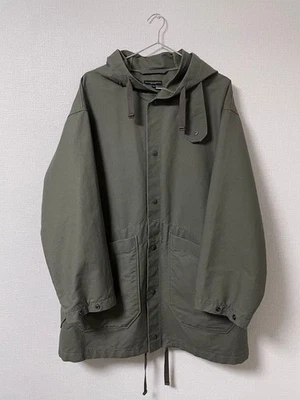ENGINEERED GARMENTS Parka Madison Algodón Doble Tela Gran Tamaño Con Capucha #EK ZFA Foto 1 de 4