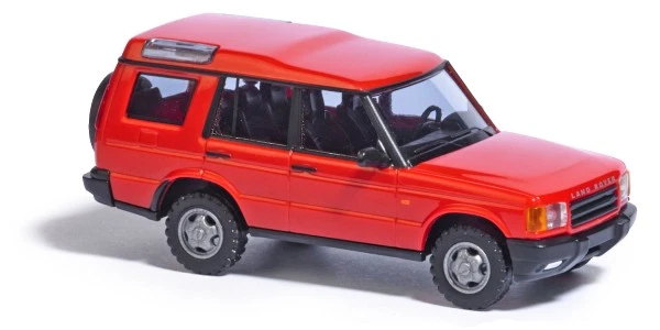 Busch 51900 HO Scale 1998-2004 Land Rover Discovery - Assembled -- Red - Image 1 of 1
