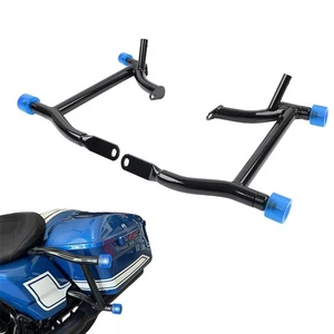 Sattel Schutz Schienen Sturzbügel Mit Ball Für Harley Road Street Glide 14-2024 - Bild 1 von 9