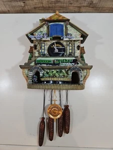 Bradford Exchange "Memories Of Steam" Flying Scotsman Kuckucksuhr - getestet funktioniert - Bild 1 von 16