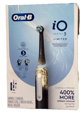 Cepillo de dientes recargable Oral-B iO Series 3 Limited - negro mate Foto 1 de 4