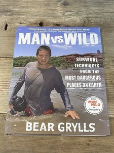 Man vs Wild: SIGNED BEAR GRYLLS Survival Techniques Very Good - Foto 1 di 15