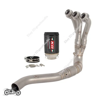 For Yamaha MT-09 XSR900 Tracer 9 2024 2025 Exhaust System Header Pipe Muffler - Image 1 of 4