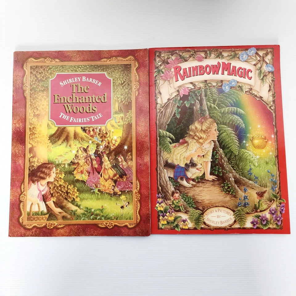 Lote de paquete de libros de peluquería Shirley The Enchanted Woods Rainbow Magic 1997 de colección  Foto 1 de 4