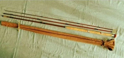 J. Somers Greenheart 11 英尺 3 件飞杆老式英国古董 — 第 1/4 张图片