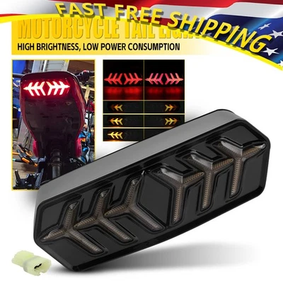 Luz de freno trasera LED señal de giro secuencial para Honda CTX 700/700N/700 DCT 14-19 Foto 1 de 4