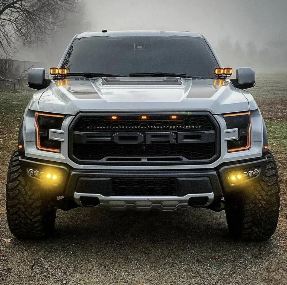 Hood Vinyl Decals graphics stripe - Ford Raptor  F-150 - Image 1 of 4
