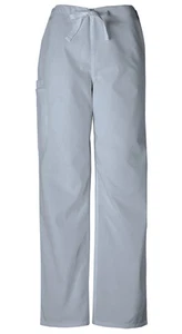 Scrubs Cherokee Workwear Men's Drawstring Pant 4100 GRYW Grey Free Shipping - Picture 1 of 3