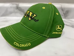 John Deere MV EQUIPMENT COLORADO Cap Hat Snapback Green/Yellow Burlington Yuma - Picture 1 of 8