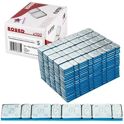 Klebegewichte 6KG Auswuchtgewichte STIX Round Slim Kleberiegel Alufelge Gewichte - Bild 1 von 4