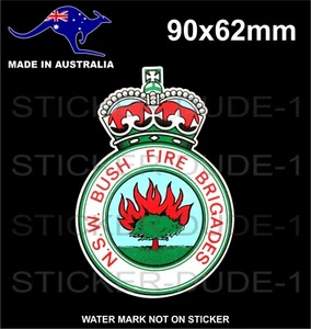 OBSOLETE NSW BUSH FIRE BRIGADES STICKER - Picture 1 of 1