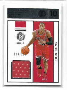 Kris Dunn 2019-20 Encased jersey #d 114 / 199 CHICAGO BULLS - Picture 1 of 1