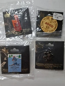 (4) New Aminco SLC 2002 Olympic Pins Salt Lake City - Picture 1 of 11