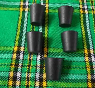 PRINCE MUSIC Bagpipe Stock Stoppers set/Scottish Bagpipe Stock Stopper Cork Rubber Set of 5
