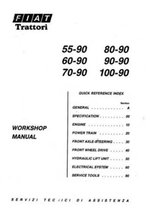 Fiat 90 series 55 60 70 80 90 100 Workshop Manual - Picture 1 of 4