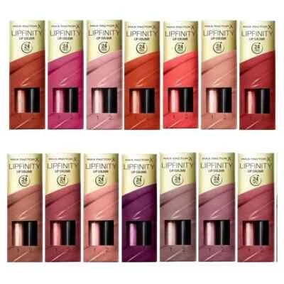 Max Factor Lipfinity 24HR Lip Colour Lipstick - Long-Lasting, Choose Your Shade - Image 1 of 4