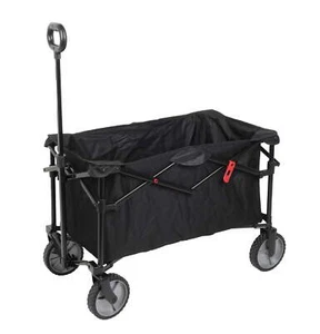 Multi-Purpose Big Bucket Cart, Black Wagon, 24 inches in Height - Picture 1 of 6