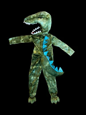 Pottery Barn Kids свет вверх T-REX динозавр костюм для Хэллоуина детей ясельного возраста 7/8 новый - Изображение 1 из 4