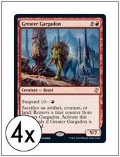 4x Greater Gargadon, Time Spiral Remastered, Magic the Gathering MTG NM
