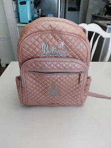 Vera Bradley Disney Cinderella Castle Believe Campus Backpack Rose Quartz NWOT - Picture 1 of 5