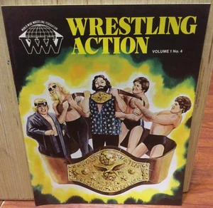 WWWF WRESTLING ACTION MAGAZINE VOL. 1  NO. 4 OFFICIAL LOU ALBANO - Picture 1 of 2