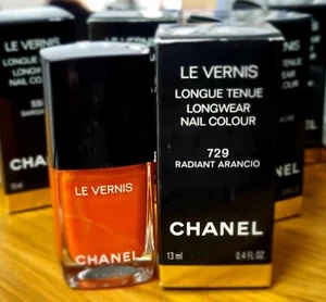 Chanel Le Vernis Nail Colour 729 Radiant Arancio - Picture 1 of 2