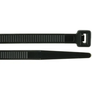Construct Pro 7" selbstsichernde Nylon Kabelbinder (100er Pack, schwarz) - Bild 1 von 4