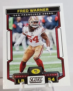 2023 Panini Score Fred Warner #174 - Picture 1 of 2