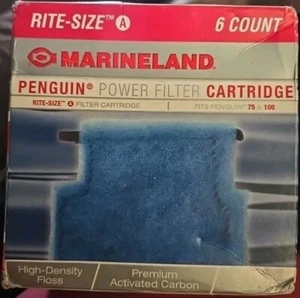 Filtros Marineland Penguin Power 75 y 100 tamaño rito - tamaño A, paquete de 6 cajas abiertas - Imagen 1 de 1