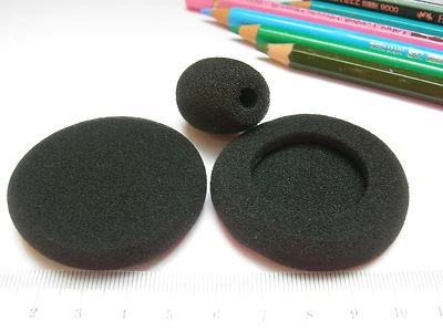RICAMBIO per HEADSET 2 SPUGNA CUFFIE 50 mm + 1 ANTIVENTO - Immagine 1 di 3