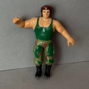 Vintage LJN Corporal Kirchner Bendy Figure WWF Wrestling WWE Toy 1985 Bendies - Picture 1 of 4