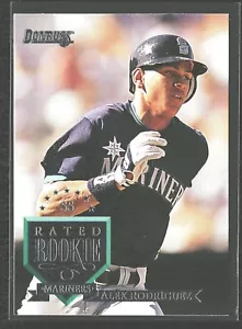 1995 Donruss #114 Alex Rodriguez Rated Rookie RC Seattle Mariners - Picture 1 of 2