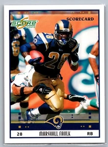 2005 SCORE SCORECARD MARSHALL FAULK #266 /599 HOF MT CENTERED!! - Picture 1 of 2