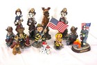 Set of 12 Assorted Boyds Bears and Other Bear Fire Fighter Figurines