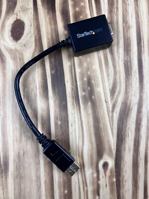 StarTech DP2VGA2 Displayport To Vga Video Converter Black - Image 1 of 4