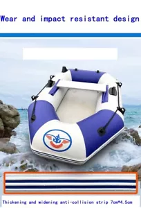 2.3M Inflatable Boat Dinghy with Hard Air-Deck Fishing Boat Wear Resistant - Bild 1 von 14