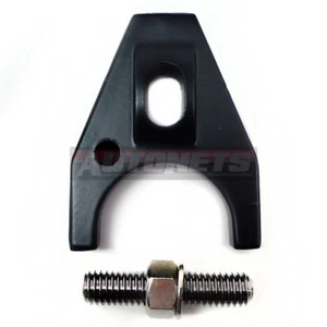 Black Billet Aluminum Chevy Distributor Clamp Hold Down SBC BBC Chevy HEI 350454 - Foto 1 di 2