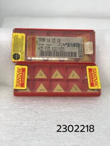 TPMR 322 435 New Full Package of 10 Sandvik Tungsten Carbide Inserts - Picture 1 of 6