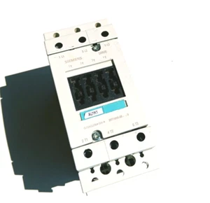 Siemens 3RT1045-3B, Contactor, 60 Hp@460v 24Vdc Coil, w/3ZT1926-1BB00 Varistor, - Picture 1 of 4