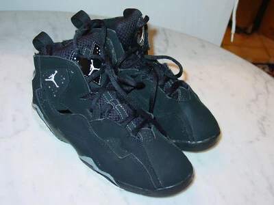 2013 Nike Air Jordan True Flight Negro/Blanco Juvenil Zapatos de Baloncesto! Talla 3Y Foto 1 de 4