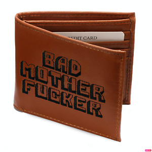 Bad Mother Fu*ker Wallet Embroidered Licensed ® Bad Wallets, UK SELLER Mens Cult