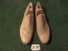 Vintage Pair Wood Size 9 C #400 UNITED Industrial Shoe Factory Lasts #D-99