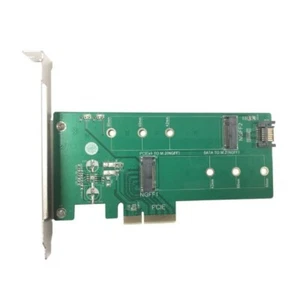 Vantec UGT-M2PC200 M.2 NVMe + M.2 SATA SSD PCIe X4 Adapter - Picture 1 of 4