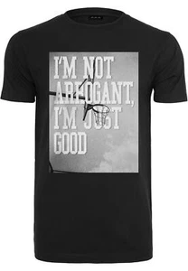Mister Tee I'M Not Arrogant I'M Just Good Tee Men's T-Shirt Cotton Jersey - Picture 1 of 4